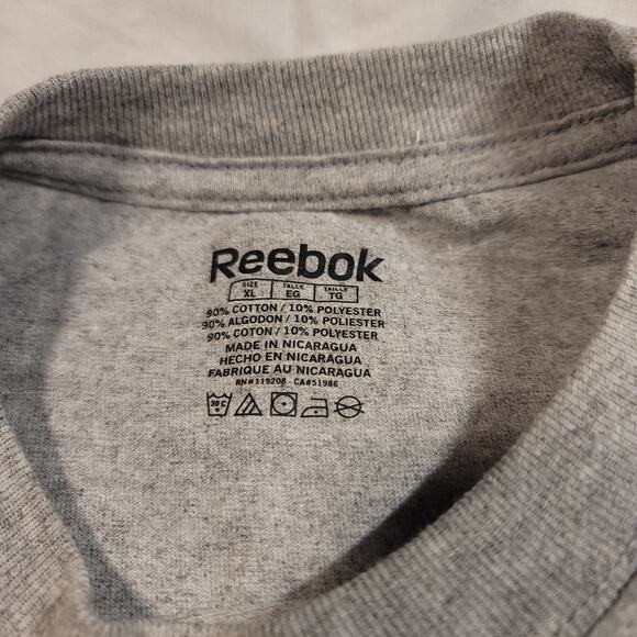 Reebok Green Bay Packers Graphic Crew Neck Football Shirt Mens Size XL Gray - Picture 3 of 9